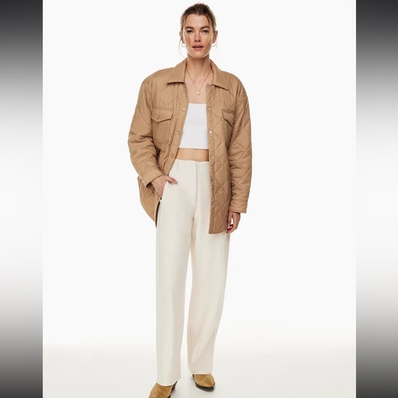 Wilfred Cream/Ivory 100% Cotton Straight Leg Ascendant Pants Size 4 - Picture 1 of 11